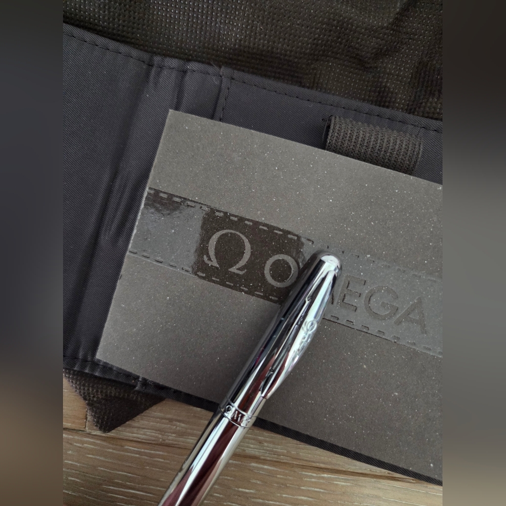 Omega Notepad Wallet & Pen - Seamaster, Speedmaster, Deville, Constellation RARE - Picture 12 of 12